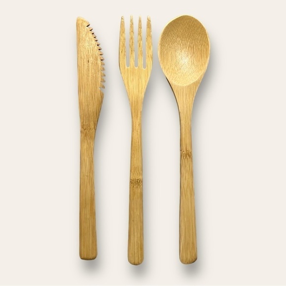 NWT Ketto Reusable Takeout Lunch Utensils With Zip Pouch Recycled - Picture 2 of 12